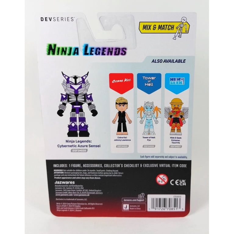 Jazwares Roblox Ninja Legends Cybernetic Azure Sensei Action