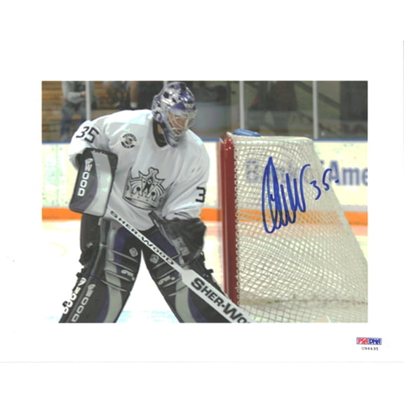 Cristobal Huet Autographed 8x10 Photo Los Angeles Kings PSA/DNA #U96435