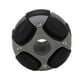 thumbnail image 4 of Rueda Omnidireccional BuyWeek 48 mm Doble Nylon PE Color Negro Gris, 4 of 14