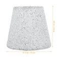 thumbnail image 2 of UPOUART table lampshades Silver Lampshade Metal Decorative Lighting Bedroom 1 Set, 2 of 6