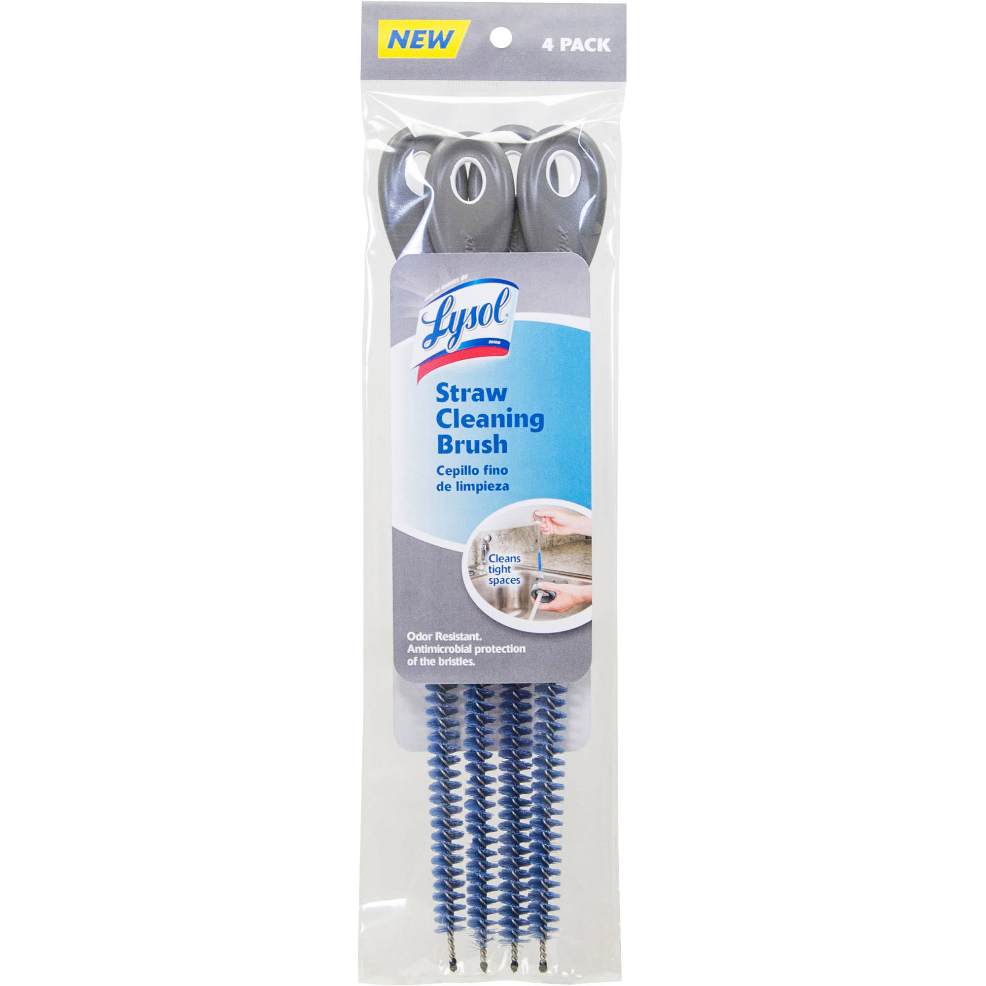 Lysol Straw Cleaning Brush, 4 count Walmart Inventory Checker BrickSeek