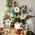 thumbnail image 2 of SINKOO Handmade Seashell & Starfish Ornaments - 4PCS Angel & Snowflake Crafts for Coastal & Nautical Christmas Tree, 2 of 7