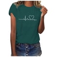 thumbnail image 1 of Playera Para Hombre, Camiseta De Manga Corta Holgada Con Cuello Redondo Y Estampado Informal A La Moda Para Niño Y Niña, 1 of 6