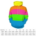 thumbnail image 2 of PLAIN SOLID NEON FLUORESCENT RAINBOW STRIPES 5 COLORS Oversized Hoodies for Women Pullover Womens Clothes with Pocket Mens Ultimate Pullover Hoodie Sweatshirt S-6XL, 2 of 8