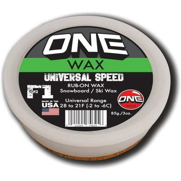 OneBall F1 Rub-On Wax w/Cork White 85g