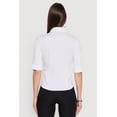 thumbnail image 5 of Womens Collared Button Front Shirt, 5 of 5