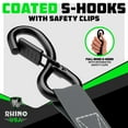 thumbnail image 6 of Rhino USA 1" x 15' Ratchet Strap Tie Down with Safety S Hooks- 1,823lb Break Strength - Gray 4 Pack, 6 of 8
