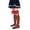 Blue, variant on Kids Christmas Socks, 2 Pairs Warm Knee High Long Striped Over the Knee Stockings with Bow for Boys Girls
