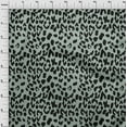 thumbnail image 3 of oneOone Georgette Viscose Dusty Green Fabric Leopard Animal Skin Craft Projects Decor Fabric Printed By The Yard 42 Inch Wide, 3 of 4