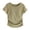 Army Green, variant on Women's Short Sleeve Seamless T-Shirt with Built-In Support and Dovetail Hem Design for Comfortable Wear