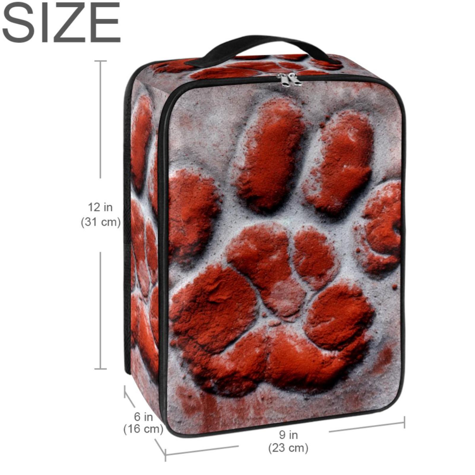 Print Premium Polyester Shoe Containers - Ideal 9x12in Shoe Box Storage Organizer for Clutter-Free Closet - Durable & Spacious - for Sneakers & High Heels