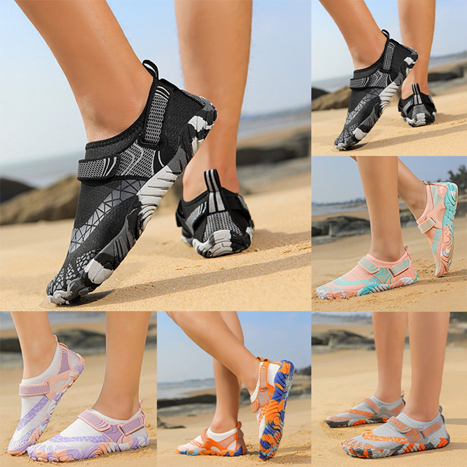 CHENge Barefoot Shoes for Women Men, Comfort Breathable Non- Athletic Footwear, Wide Toe Water Shoes for Hiking, Non- Neuropathy Shoes for Unisex