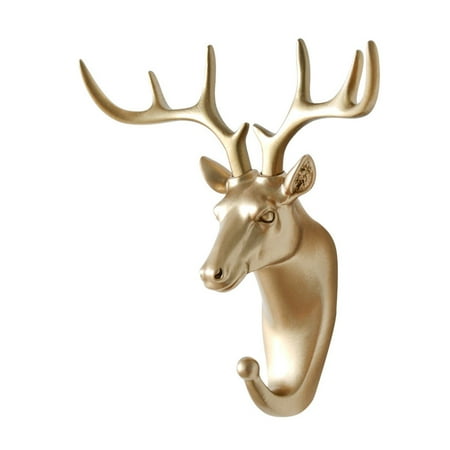 

Decorative Hook Deer Hanger Hangers Coat Animal Back Door Hooks Towel