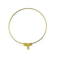 thumbnail image 2 of segolike 20pcs Gold Plated Charm Rings Earring Hoops Loop Jewerly Making Findings DIY, 2 of 6