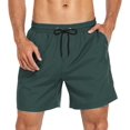 thumbnail image 2 of SURJDE Mens Swim Trunks Quick Dry Mens Board Shorts Bathing Suits Mens Swim Trunks with Compression Liner, 2 of 5