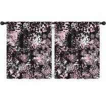 Blackout Kids Curtains,Leopard Print Childrens Insulated Curtains Set Of 2,Bedroom Essentials,Toddler Room Decor 52"x63"(132x160cm)