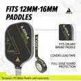 thumbnail image 3 of Cinta adhesiva para palas de pickleball JOOLA, negra, 5 m, extra larga, 3 of 6