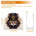 thumbnail image 3 of Cat Head Hat Machine Lion Napkin Holder for Table Clear Napkin Stand Paper Holder Acrylic Organizer Dispenser Napkins for Dinner Kitchen Restaurant Room, 3 of 8