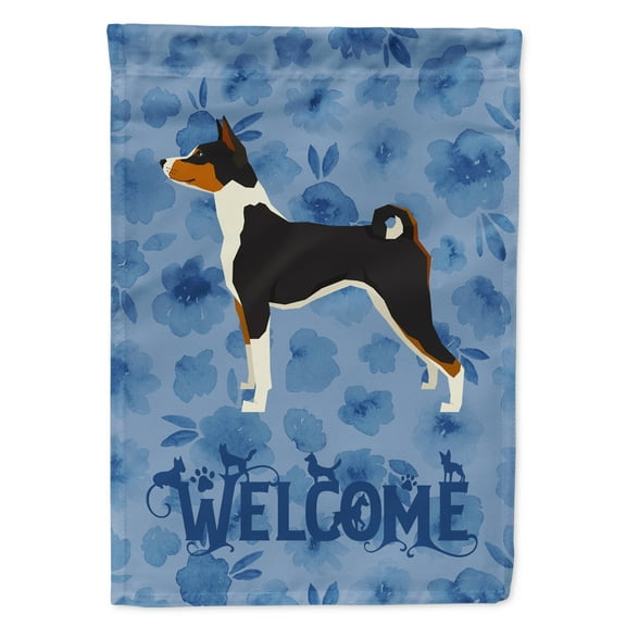 Basenji Welcome Garden Flag
