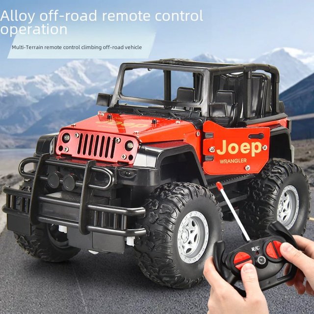 Coche todoterreno de control remoto de gran tamaño, coche de escalada resistente a caídas, juguete eléctrico para niños, modelo de carreras de derrape para niños