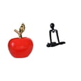 thumbnail image 1 of Estatua,Escultura de fruta artificial,estatua y artesanía,Figura de escritorio,Escultura abstracta de pensador para decoración de oficina y hogar.,Figura decorativa de escritorio,decoración, 1 of 8