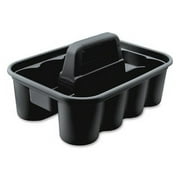 Rubbermaid Commercial Deluxe Carry Caddy 15" Length x 10.9" Width x 7.4" Height - Black