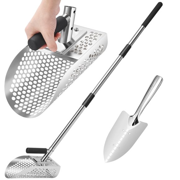 Pala recogedora de arena GADFISH de acero inoxidable para detector de metales