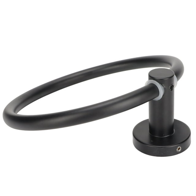 Porte-serviettes Rond, Anneau de Serviette Matériel de Bain en Aluminium Moderne Porte-Serviettes Fiabilité Ultime