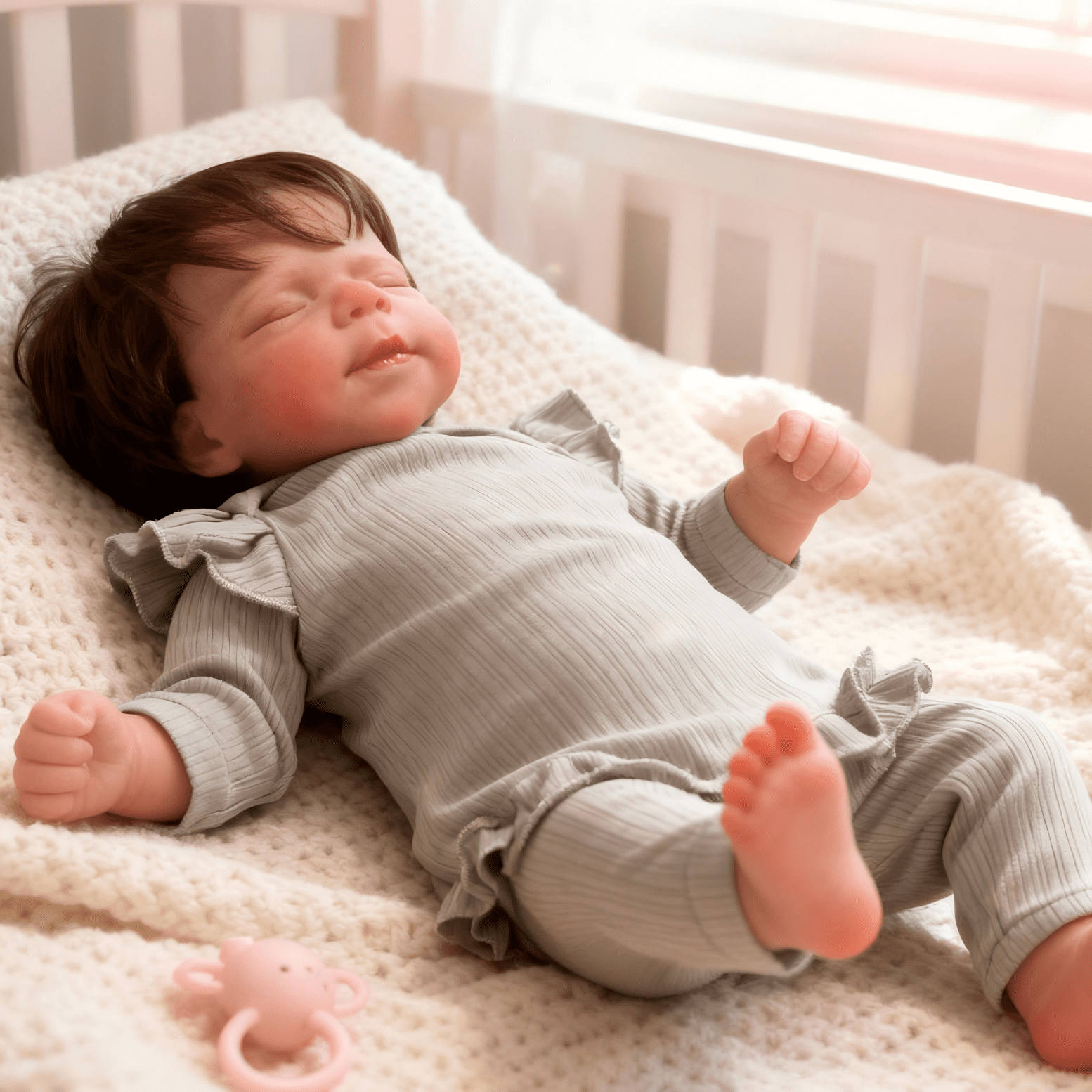 Dayoff Kids Lifelike Reborn Baby Dolls - 19 Inch Realistic Baby Doll (No Accessories) For Kids Age 3+