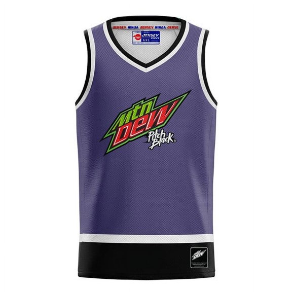 Mountain Dew Pitch Black Pro Player Purple Performance Tank