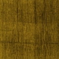 thumbnail image 1 of Ahgly Company Machine Washable Indoor Square Abstract Yellow Modern Area Rugs, 5' Square, 1 of 4