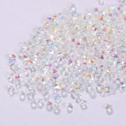 9000Pcs Crystal Pixie 3D Nail art Gems Micro Zircon Rhinestones 1.2mm Mini E4Z1