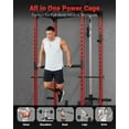 thumbnail image 6 of GARVEE Power Rack Cage, 1200lbs Capacity, Multi-Function Squat Rack, 6 of 9