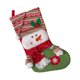 thumbnail image 1 of Colgantes navideños con forma de calcetines para decorar el árbol de Navidad o la chimenea. Muñeco de nieve, 1 of 7