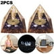 thumbnail image 1 of Orgonita Chakra Cristal Natural Orgón Pirámide Reiki Piedra Blanco, 1 of 7