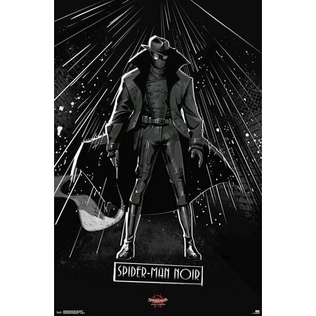Marvel Spider-Man - Into The Spider-Verse - Spider-Man Noir Wall Poster, 22.375" x 34"
