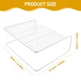 thumbnail image 6 of TABLZONE Heavy Duty Router Shelf, White Carbon Steel, Multi-Use Storage Rack, Easy to Clean and, 6 of 6