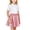 Red, variant on Kilaqueen Girls Shimmer Pleated Skirt with Elastic Waist, Metallic A Line Mini Skater Skirt for Parties, Dance, Performances and Holiday Outfits