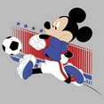 thumbnail image 2 of Boy's Mickey & Friends Mickey Mouse Soccer USA  Pull Over Hoodie Athletic Heather X Large, 2 of 4