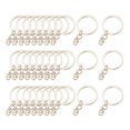 thumbnail image 1 of 30x Llaveros En Blanco Llaveros Resultados Anillos Divididos 4 Eslabones 25 Mm_Blanco K Sunnimix Anillos de llavero, 1 of 8