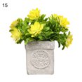 thumbnail image 2 of Zeus Artificial Plant with Flower Pot Eye-catching Plastic Wedding Flower Arrangement for Home, 2 of 7