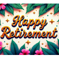 thumbnail image 4 of Floral Themed Happy Retirement Backdrop Banner Party Decoration Retirement Party Supplies Photography Props Celebration Decor Background Decorations, 4 of 7