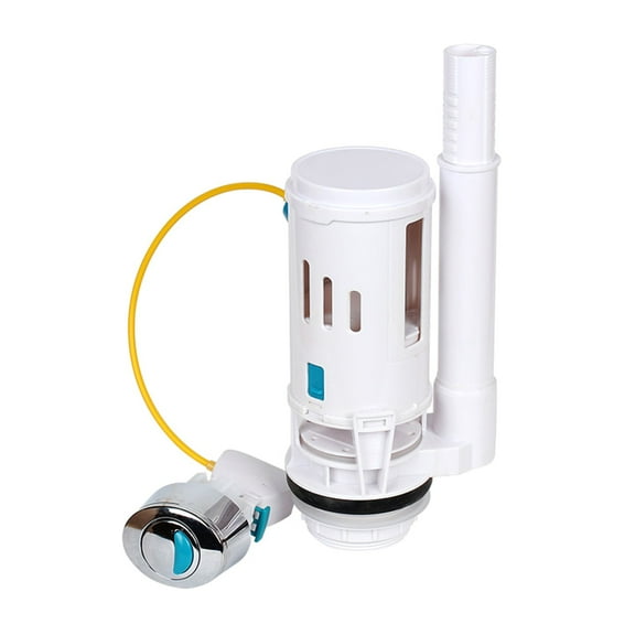 Flush Replacement Valves Side-Press Double Flush Drain Valves Toilet Tanks Component for Water Discharge