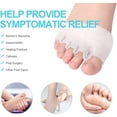 thumbnail image 2 of Separador de dedos para hallux valgus [8x], separador de dedos, gel de silicona suave, corrección de hallux valgus, alivio instantáneo del dolor - DKSFJKL, 2 of 5