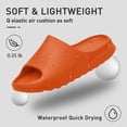 thumbnail image 3 of Ecetana Unisex Slides Sandals Soft Thick Sole Non-Slip Pillow Sandals House Slides for Women Men, 3 of 7