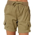 thumbnail image 1 of Women's fashion retro casual street shorts durable, 1 of 5