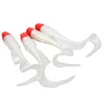 thumbnail image 4 of Simulation Appât de Pêche, PVC 4 Pcs Équilibre Leurre de Pêche Balancement Coup de Poisson Mandarin Rouge Blanc, Vert, Blanc, 4 of 8