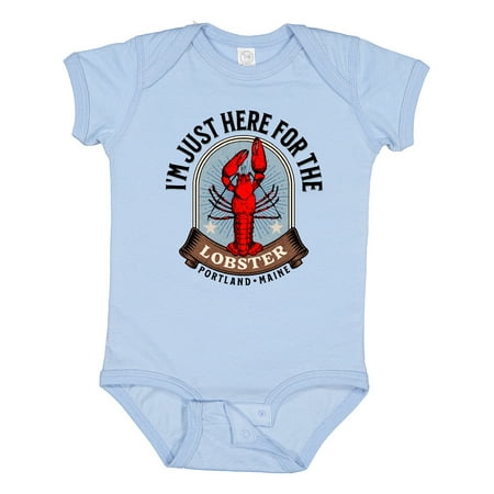 

Inktastic Portland Maine Funny Lobster Lover Gift Baby Boy or Baby Girl Bodysuit