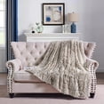 thumbnail image 5 of Home Soft Things Woolly Mammoth Throw - Tannin - 50" x 60", 5 of 7