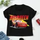 thumbnail image 3 of Ropa de verano con estampado de Rayo McQueen de Disney Car Pixar para niñas y bebés, camisetas de algodón para niños, camisetas de manga corta para niños, 3 of 5